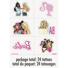 Tatouages - Barbie - 24/Pqt