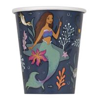 Verres en Papier - Disney La Petite Sirène - 9oz - 8/Pqt
