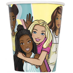Verres en Papier - Barbie - 9oz - 8/Pqt