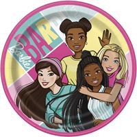 Assiettes à Dessert - Barbie - 7" - 8/Pqt