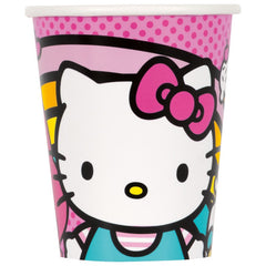 Verres en Papier - Hello Kitty - 9oz -8/Pqt
