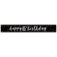 Bannière métallique - GLITZ 65 - Noir - 9'