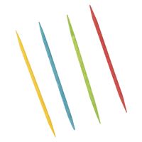 Distributeur de cure-dents couleurs assorties Premier Stylz - 200/Pqt