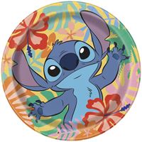 Assiettes à Repas - Disney Stitch - 9" – 8/Pqt