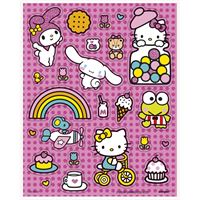 Feuilles d’autocollants pailletés - Hello Kitty - 4/Pqt