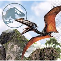 Serviettes à Breuvage - Le Monde Jurassique 4 - 16/Pqt