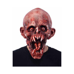 Masque Brûlé au look carbonisé et effrayant, parfait pour Halloween, costumes d’horreur et événements terrifiants.