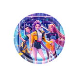 Assiettes à Dessert - K-Pop Demon Hunter - 7" - 10/Pqt J-FÊTE EXTRÊME