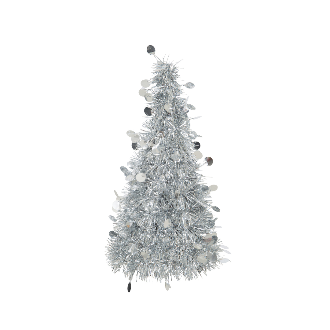 Centre de table – Sapin scintillant “Tinsel Tree” – 10,25" Unique