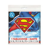 Nappe en plastique rectangulaire – Superman – 54" x 84" Unique Industries