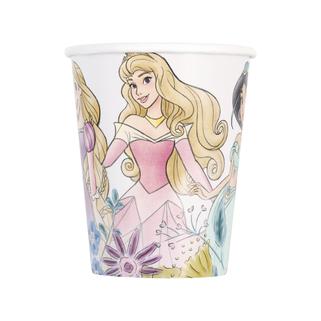Verres en papier – Disney Princess – 9oz – 8/Pqt Unique Industries