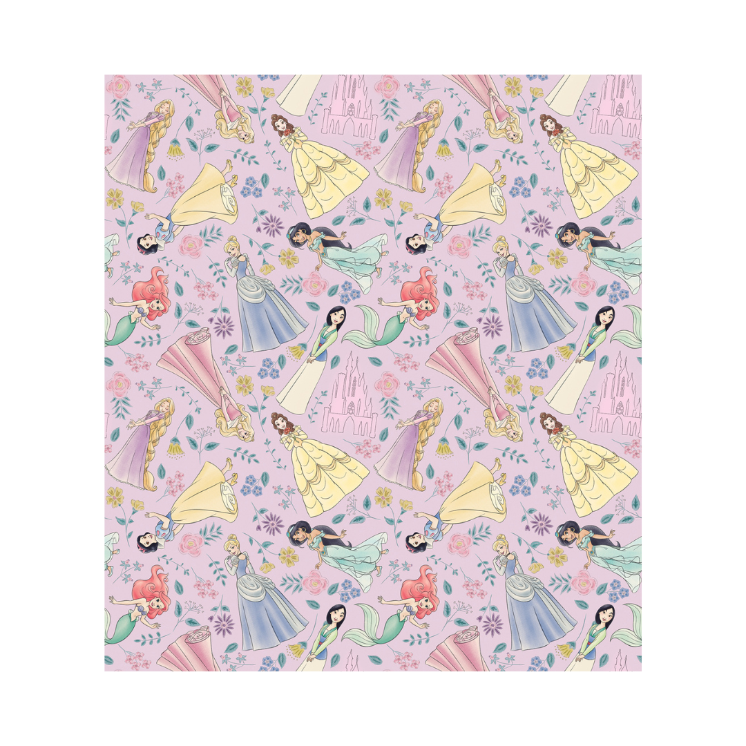 Papier d’emballage – Disney Princess – 30" x 5 pi Unique Industries