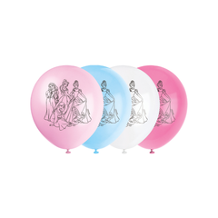 Ballons en latex – Disney Princess – 12" – 8/Pqt Unique Industries