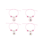 Bracelets à breloques assortis – Disney Princess Assorted – 4/Pqt Unique Industries