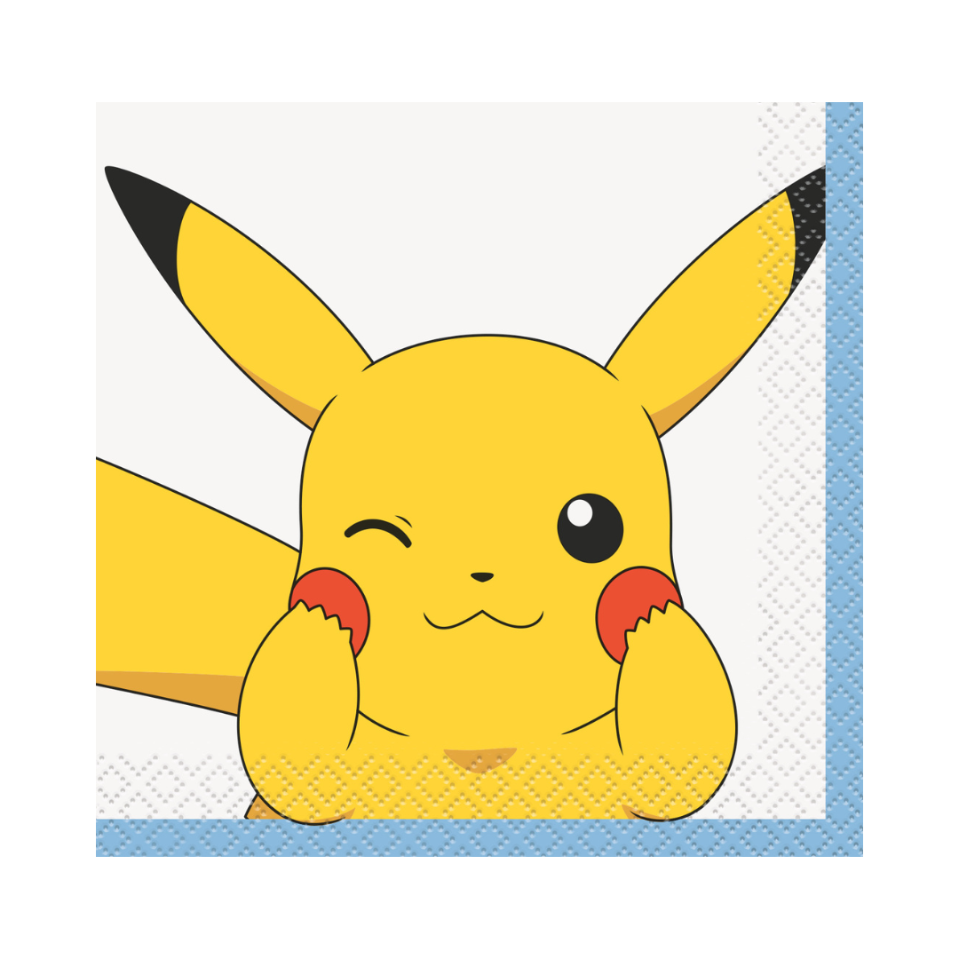 Serviettes à breuvage – Pokémon – 16/Pqt Unique Industries