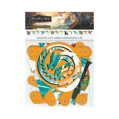 Bannière – Dragons "Happy Birthday" Unique Industries