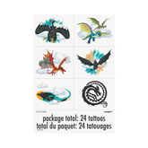Tatouages – Dragons – 24/Pqt Unique Industries