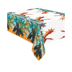 Nappe en plastique rectangulaire – Dragons – 54" x 84"