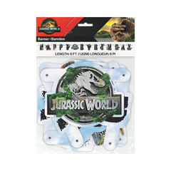 Bannière Articulée – Le Monde Jurassique 4 “Happy Birthday”