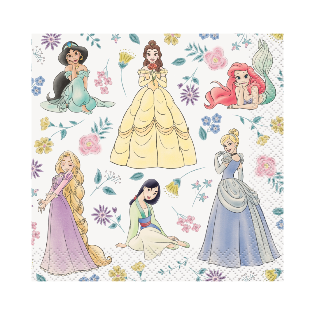 Disney Princess Beverage Napkins 16ct Unique