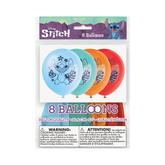 Ballons en Latex - Stitch - 12" - 8/Pqt Unique