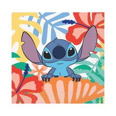 Serviettes à Breuvage - Lilo et Stitch - 16/Pq Unique