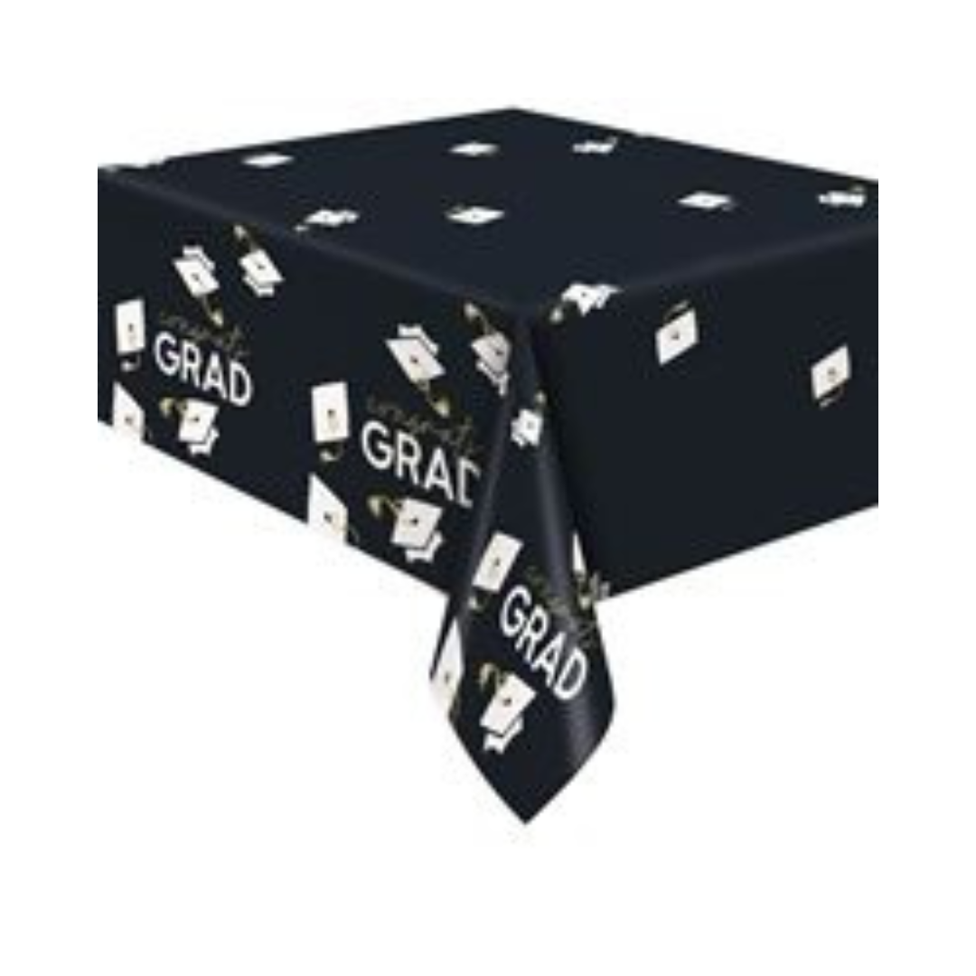 Nappe en Aluminium - « Congrats Grad » - 54" x 84" Unique