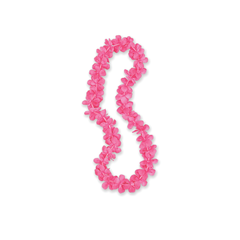 Collier Hawaïen - Fleurs Rose Fuchsia - 40" Unique