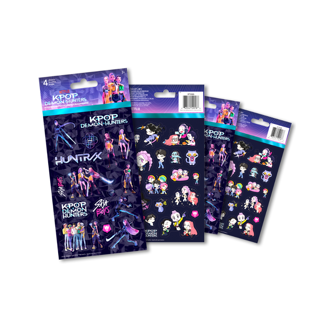Autocollants - K-Pop Demon Hunters - 4 Feuilles RICOCHET