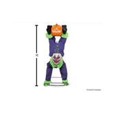 Décoration d’Halloween animée – Clown inversé lumineux avec citrouille – 5 pi Morris Costumes