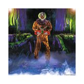 Décoration d’Halloween animée – Snippers le Clown jaune et noir lumineux – 6 pi Morris Costumes