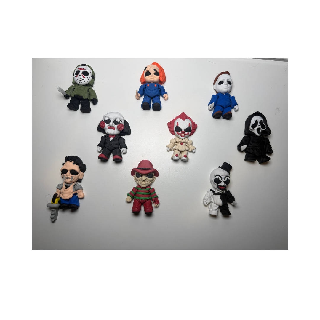 Minifigurines d’Horreur - Assorties - 9 Modèles J-FÊTE EXTRÊME