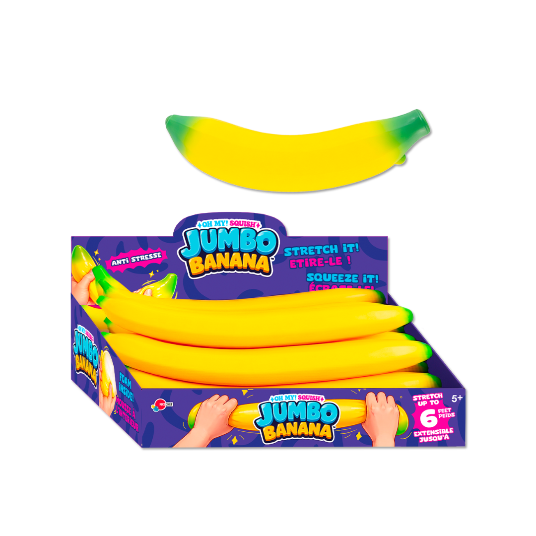 OH MY ! SQUISH - Banane Géante RICOCHET