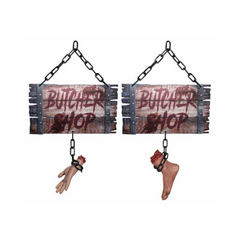 Butcher shop sign
