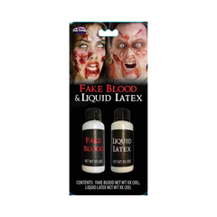 Fake blood and liquid latex