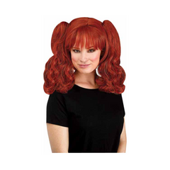 Wig and Tail - 3 in 1 - Auburn - Adult