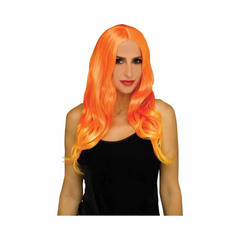 Wig - Ombre Layered - Orange - Adult