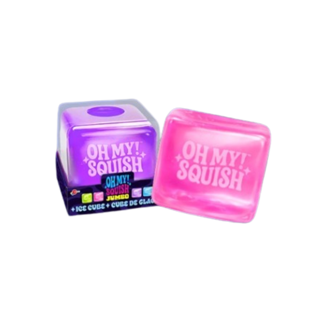 OH MY! SQUISH - Jumbo Ice Cube - 9 cm - 4 Couleurs RICOCHET
