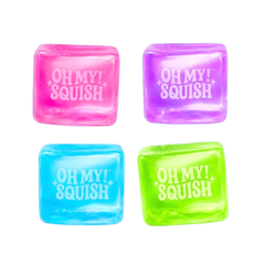 OH MY! SQUISH - Jumbo Ice Cube - 9 cm - 4 Couleurs RICOCHET