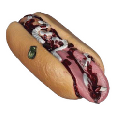 Disgusting hot dog