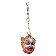 Tête de Clown Corpulent Décapité sur Crochet