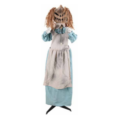 Décorations d’Halloween : citrouilles, toiles d’araignée, squelettes et plus.