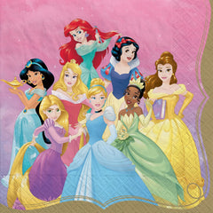 Serviettes à Breuvage - Princesses Disney - 16/Pqt