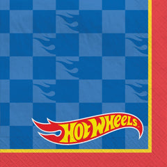 Serviettes à Breuvage - Hot Wheels - 16/Pqt