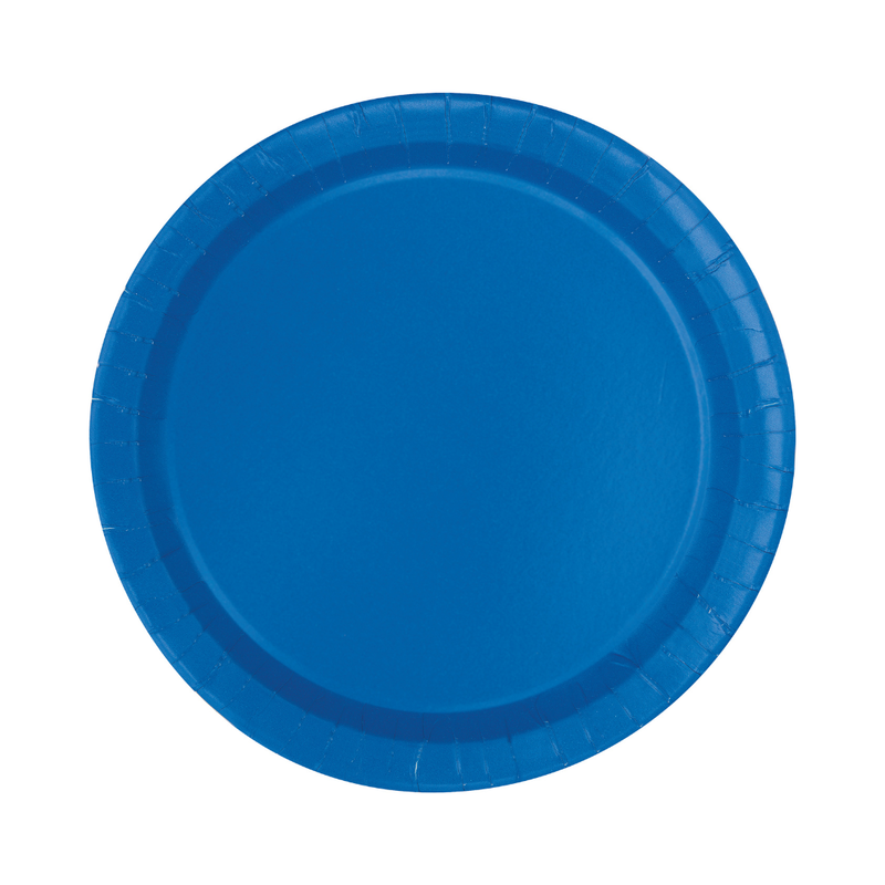 Vaisselle-Bleu-Royal-Uni J-FÊTE EXTRÊME