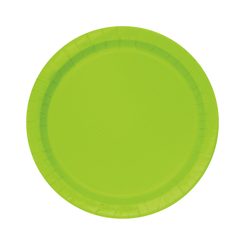 Vaisselle-Vert-Néon-Unie J-FÊTE EXTRÊME