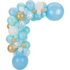 Guirlande de ballons à faire - Bleu pastel