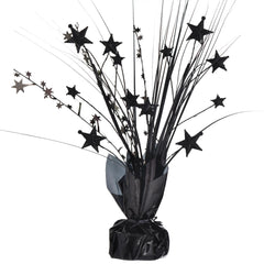 Centre de table - Noir avec étoiles