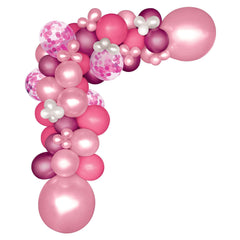 Guirlande de ballons à faire - Rose