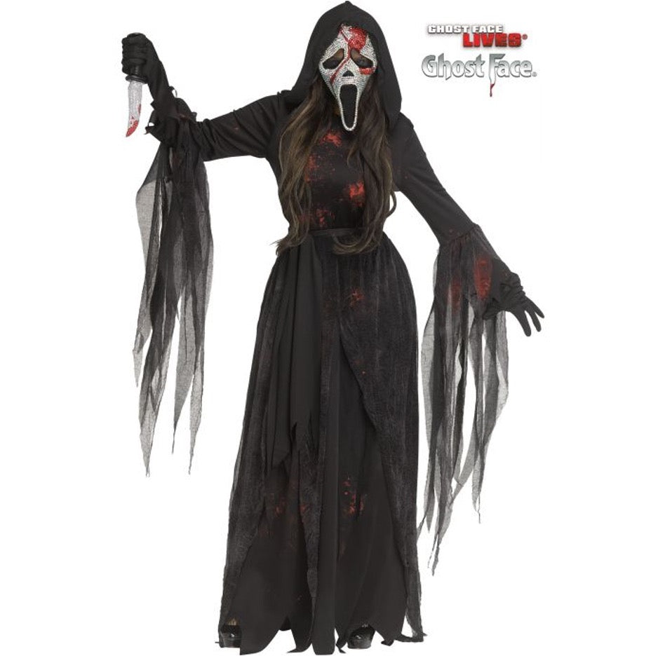 Costume Femme - Ghost Face Bloody Bling – Adulte